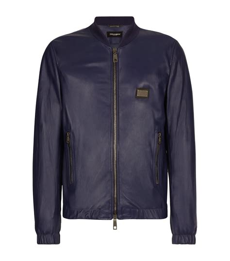 dolce gabbana lederblouson herren|farfetch dolce and gabbana jacket.